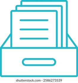 Archives vector icon. Can be used for printing, mobile and web applications.