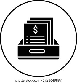 Icono de Vector de Archivar. Se puede utilizar para aplicaciones de impresión, móviles y de Web.