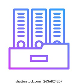 Archiving Icon Element For Design