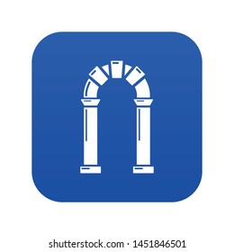 Archway ancient icon. Simple illustration of archway ancient vector icon for web