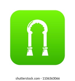 Archway decor icon. Simple illustration of archway decor vector icon for web