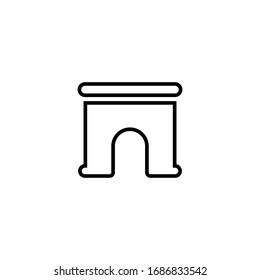 Archway icon illustration isolated vector sign symbol