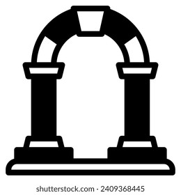 Archway Icon Illustration for web, app, infographic, etc