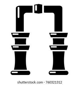 Archway icon. Simple illustration of archway vector icon for web