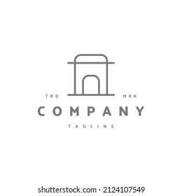 Archway premium icon sign symbol. Hipster vintage logo design vector illustration