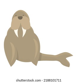 Arctic animal icon cartoon vector. Alaska canada. Dish polar