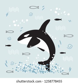 Arctic animals vector