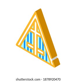 arctic cathedral, norway isometric icon vector. arctic cathedral, norway sign. isolated symbol illustration