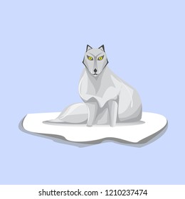 arctic fox illustration