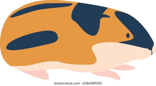 Arctic lemming rodent animal vector illustration