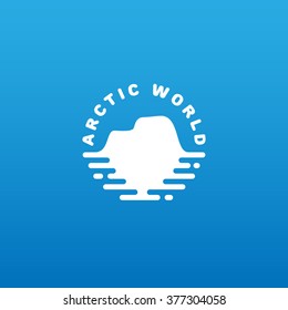 Arctic logo template design. Vector illustration.