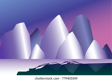 Arctic Mountains & Ocean