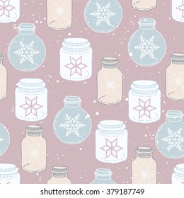 Arctic Space Pattern with Jars