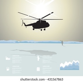 Arctic under construction infographic
