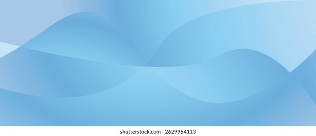 Un diseño de inspiración ártica con líneas fluidas y transiciones de color helado. Aspecto limpio y fresco para boletines y campañas de email