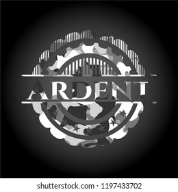 Ardent on grey camouflaged pattern