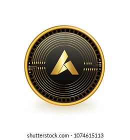 Ardor Cryptocurrency Coin Isolated