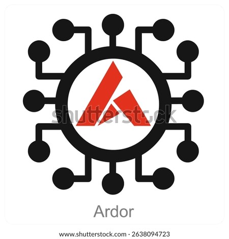 Ardor vector icon concept design