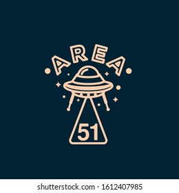 Area 51 illustration designs with lineart style