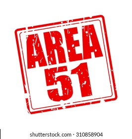 Area 51 red stamp text on white