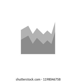 area chart icon. Simple glyph vector of charts and diagrams set for UI and UX, website or mobile application