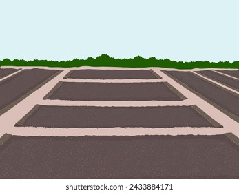 Area format of agricultural plots