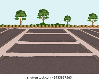 Area format of agricultural plots