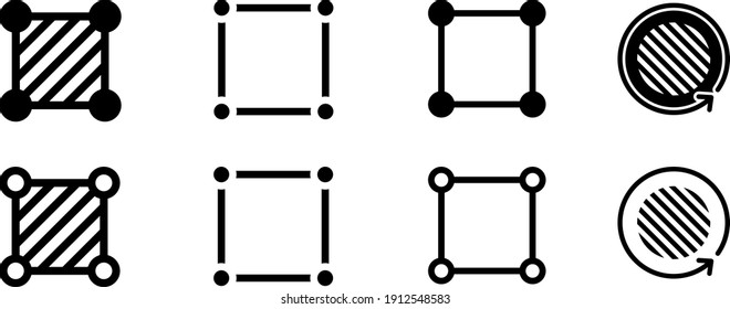 Area icon , vector illustration
