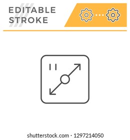 Area line icon