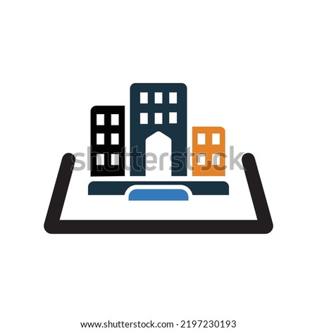 Area, locality, realm icon. Simple editable vector graphics.