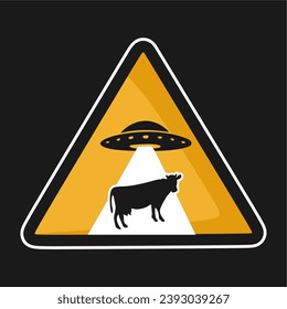 area sign cows abducted by aliens