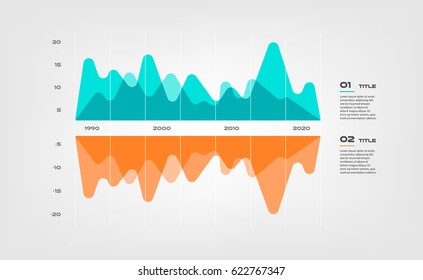 Area sound diagram elements color infographics. Some of chart, graph, parts, processes. Vector business template for presentation. Can be used for workflow layout, diagram, banner, web design