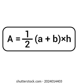 area of a trapezoid formula in mathematics