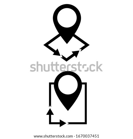 Area vector icon. venue illustration sign. 