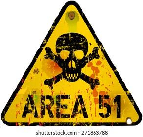 Area Warning Sign Vector Illustration Stock Vector (Royalty Free ...