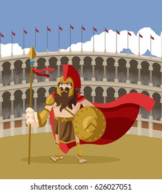 arena coliseum gladiator spartan