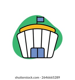 Ilustração do estoque do vetor do ícone da arena
