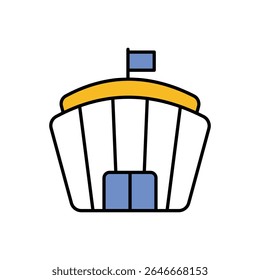 Ilustração do estoque do vetor do ícone da arena