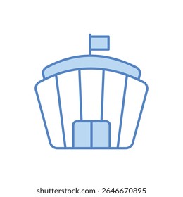 Ilustração do estoque do vetor do ícone da arena