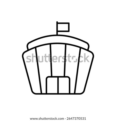 Arena Icon vector stock illustration