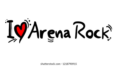 Arena Rock message
