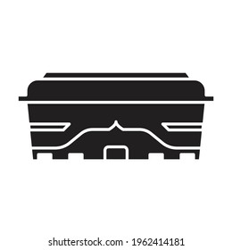 Arena vector black icon. Vector illustration stadium on white background. Isolated black illustration icon of arena and stadium.