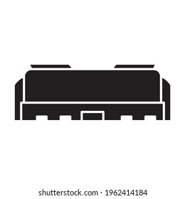 Arena vector black icon. Vector illustration stadium on white background. Isolated black illustration icon of arena and stadium.