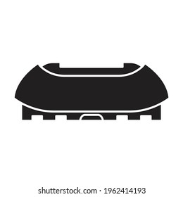 Arena vector black icon. Vector illustration stadium on white background. Isolated black illustration icon of arena and stadium.