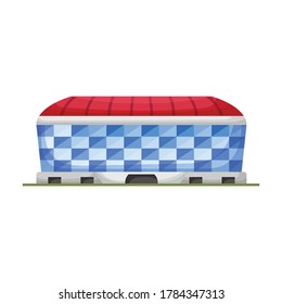 Arena vector icon.Cartoon vector icon isolated on white background arena.