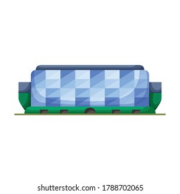 Arena vector icon.Cartoon vector icon isolated on white background arena.