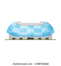 Arena vector icon.Cartoon vector icon isolated on white background arena.