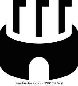 ilustración de vector de arena en un fondo transparente.Símbolos de calidad premium.Icono vector glifos para el diseño de concepto y gráfico.