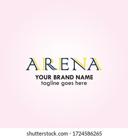 ARENA vector logo design, Arena Creative logo design