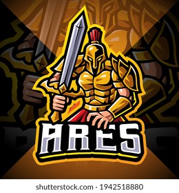 Ares esport mascot logo design